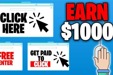 New Website Pays You $10 For Each Click You Generate! (100 clicks = $1000) | Make Money Online