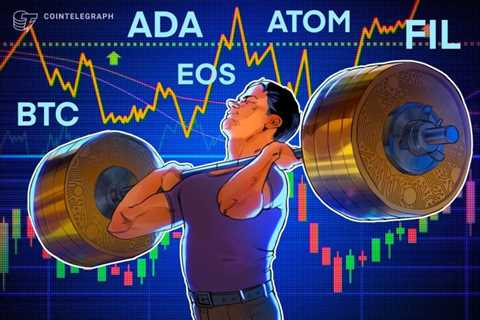 A Bitcoin range break could trigger buying of ADA, ATOM, FIL and EOS this week