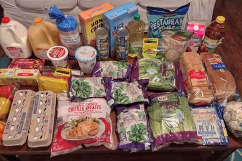Brigette’s $84 Grocery Purchasing Journey and Weekly Menu Plan for six