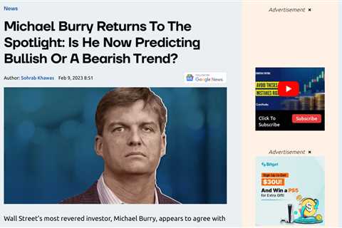 Michael Burry’s Warning: Is The Market Headed for a Crash?