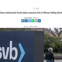 Pension Funds Lose Millions in SVB Collapse, Investigation Underway
