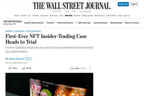 Former OpenSea Employee to Face Trial for Insider Trading in NFT Market
