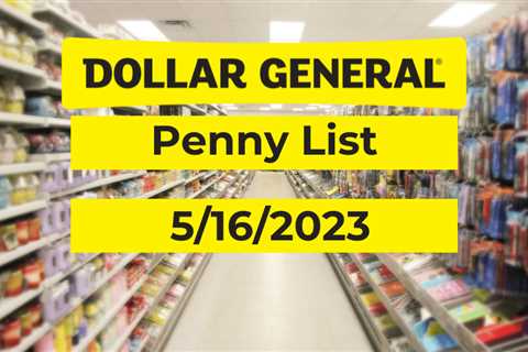 Greenback Normal Penny Offers | Might sixteenth, 2023