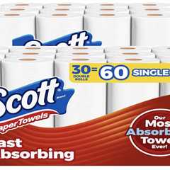 Scott Paper Towels, Select-A-Sheet, 30 Double Rolls solely $20.21 shipped!